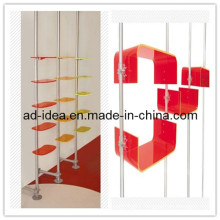 Socks & Scarves & Underwares Metal and Acrylic Wall Mount Stand